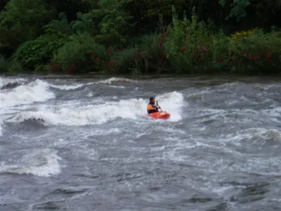 le spot a un niveau proche du mini.avec plus d'eau,le spot devient vraiment terrible.
