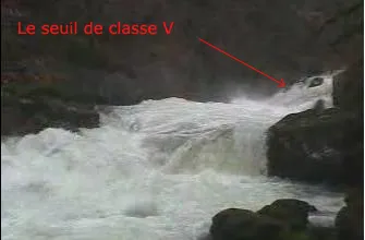 Le premier gros seuil (V) apres le planiol