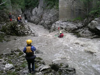 Entrée à la 3ème gorge, HE après orage