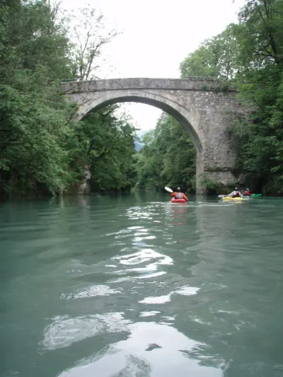 Arrivée dans le lac.