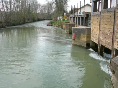 En amont du vannage