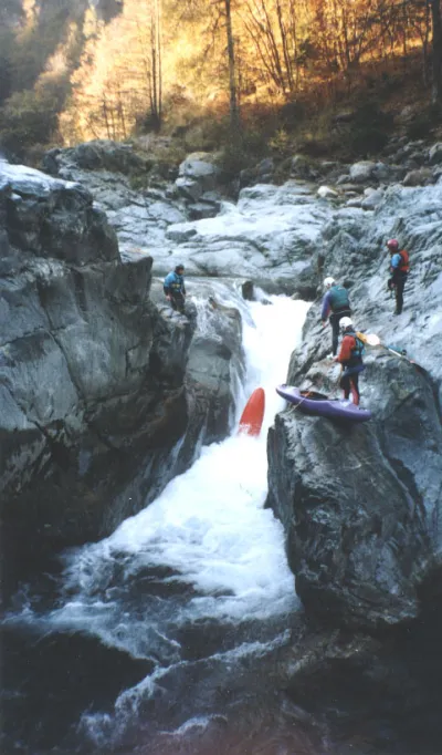 infran des gorges par basses eaux