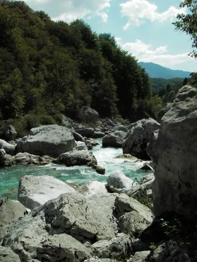 Dans la gorge, c'est bien encombré