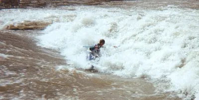 le rouleau du bas par fortes eaux