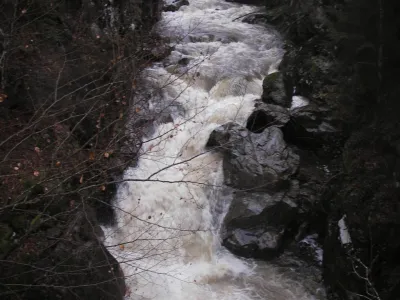 amont du pont du diable(embarquement)
