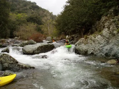 les gorges vers la fin du trip.