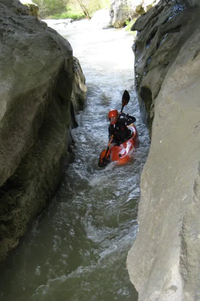Deuxième étroit du pont des Douattes (10m3/s)