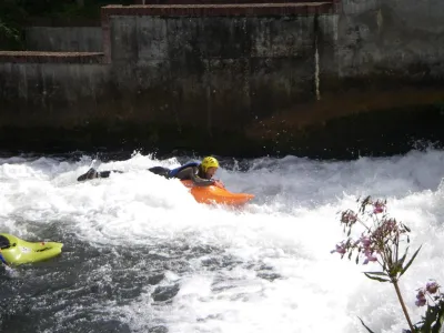 thomas du team crado .niveau d'eau moyen