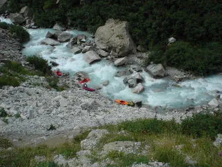 Le Haut Vénéon vu du sentier RD