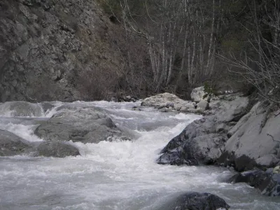 Le passage 4+/5 vue de l'aval