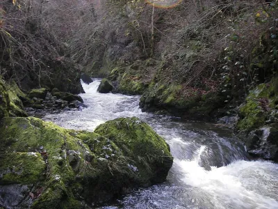 entrée dans les gorges.niveau:2m3