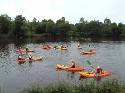 La vienne c'est aussi du plat idéal pour s'amuser et découvrie les plaisirs de notre sport.En plus on est là pour encadrer...